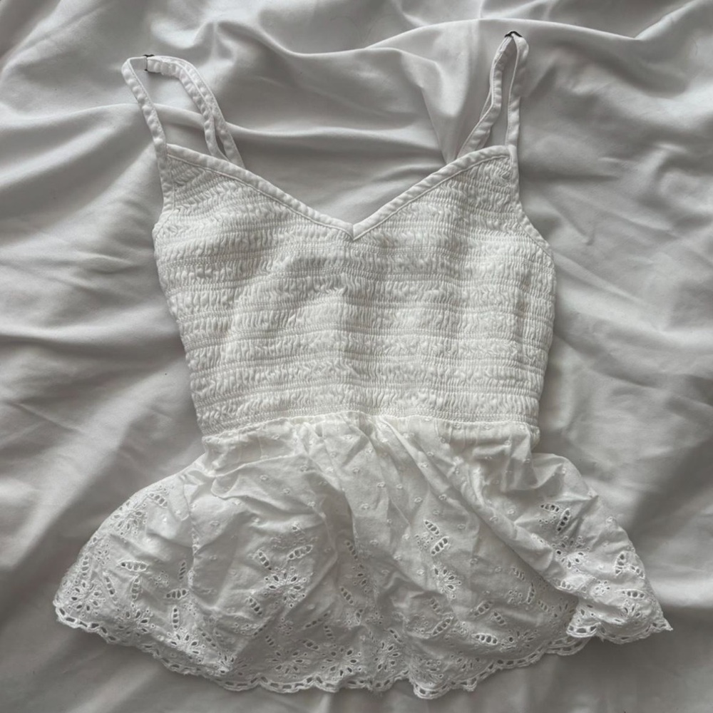 Hollister White Camisole Top